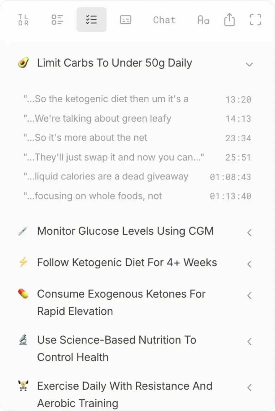 Actionable Insights